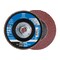 Pferd 4-1/2" x 5/8-11 Thd. POLIFAN Flap Disc - A SG STEELOX, Aluminum oxide, 60 Grit, Conical 62303 - alternate 1
